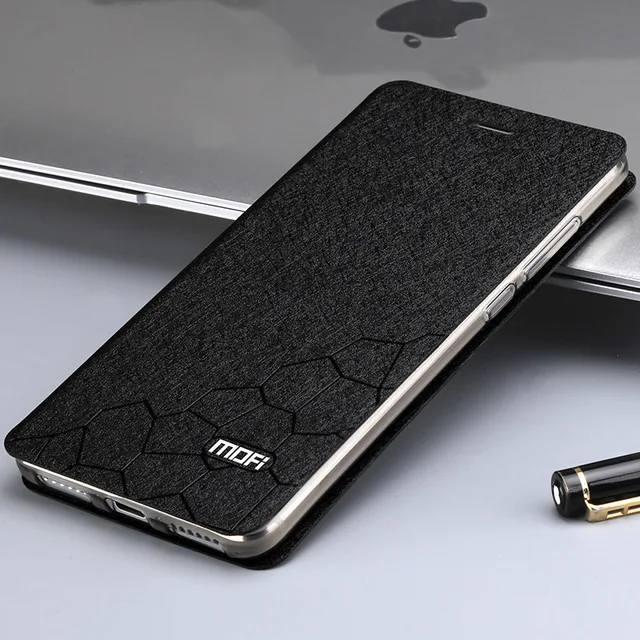 global version xiaomi redmi note 4 case smart flip xiaomi cover mofi